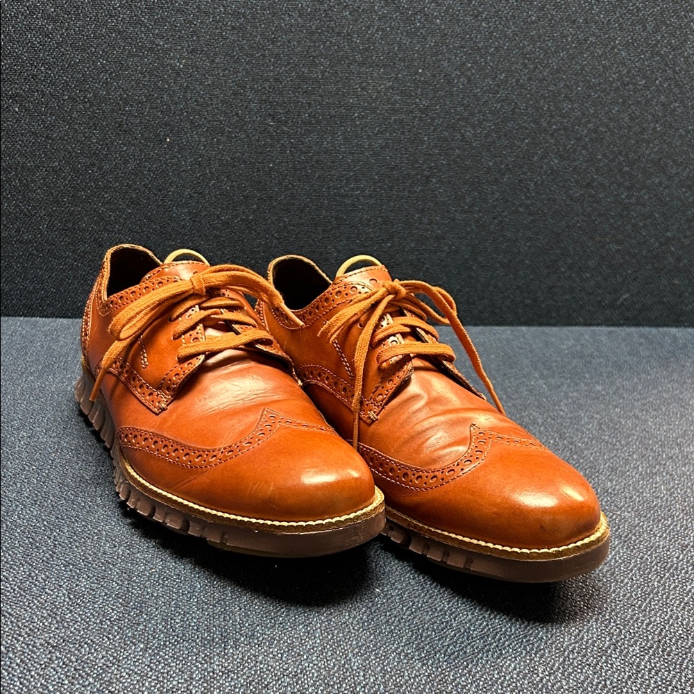 8943 Cole Haan ZeroGrand Classic Brown Leather Men's Shoes Size 9.5